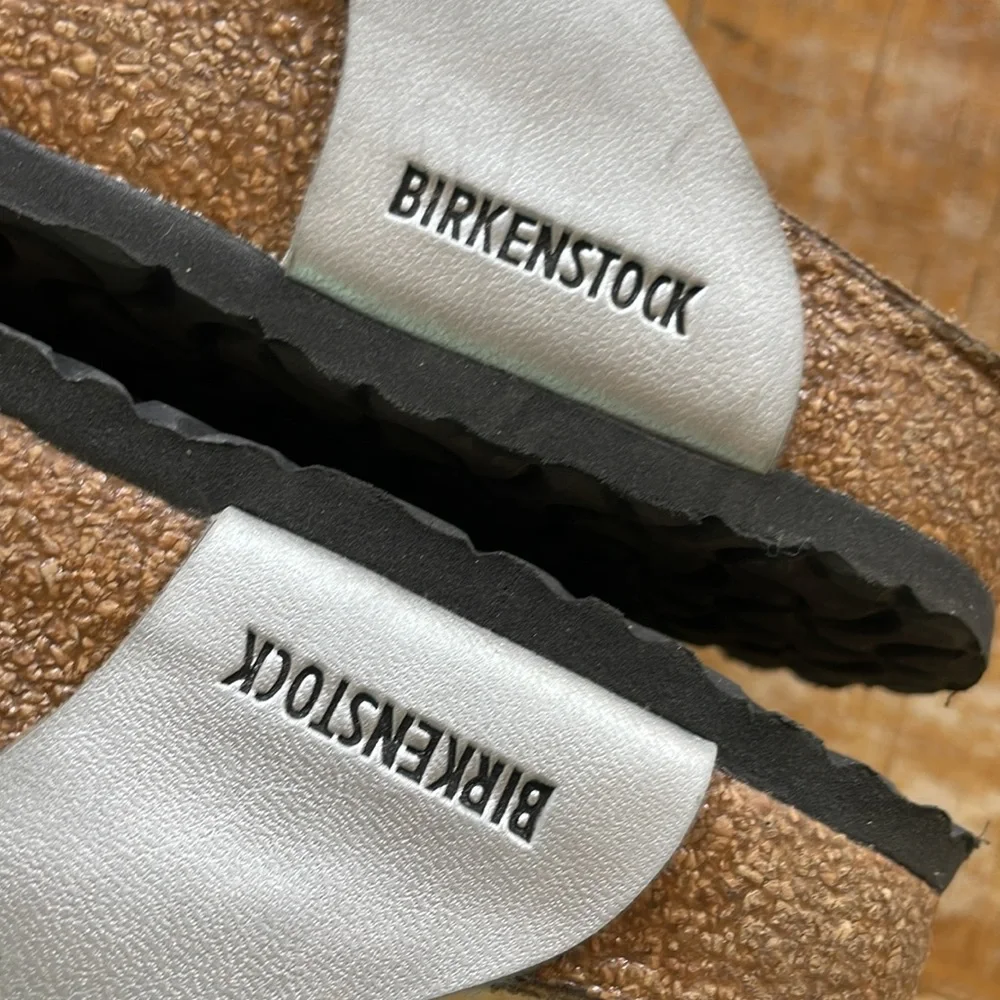 Birkenstock Kids Metallic Light Blue Thong Sandals